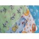 Dyed Printed Cotton Flannel Cloth , Children Clothing Fabric Widely Use