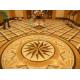 Beige Foyer Marble Floor Medallions For Outdoor / Indoor Decorative