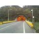 PU Foam / EVA Traffic Safety Roller Barrier Road Spinning Barrel Customized Size