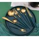 Stainless Steel Cutlery Flatware Set with Peacock Blue Color New Arrival NC099
