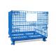 Industrial Metal pallet cage in warehouse