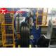 Customized Flexible Pipe Coil Stretch Wrapping Machine Vertical Type Bearing 100KG Coil