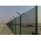 12.7x76.2mm Mesh Hole 358 Welded Mesh Security Fence For Airport  / Walkway