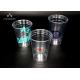 Colored Crystal Clear Plastic Party Cups Excellent Beverage Visibility