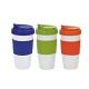 16oz creative coffee mug with non-slip ring flip lid gifts ecofriendly FDA/LFGB/CA65/CE/E