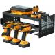 Charging Station Heavy Duty Wall Mount Cordless Drill Storage Rack Drill Bit Holder