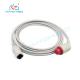 Round 12 Pin Transducer Blood Pressure Cable 6 Months Warranty CE Certificate