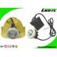 High Beam Corded Cree LED Mining Light Headlamp 10000lux 6.6Ah Battery Capacity