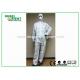 Splash Proof Protective Disposable Coveralls Type 5/Chemical Coverall Suit