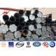 Q345 220kV Electrical Power Steel Transmission Pole And Distribution Pole