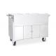 Medical Stainless Steel Sterile Services Transport Trolley For Hospital CSSD