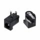 Hot selling DC-005 Black DC Power Jack Socket Connector DC005 5.5*2.1mm 2.1 socket Round the needle