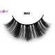 Whole sale new style 3D real horse hair eyelashes fur fake
