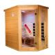 Hemlock 1 Person Home Use Lay Down Bench Far Infrared Sauna With Complete Heat