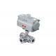 DIN 3A SMS TP304 Stainless Steel Valves Electric Actuated Tri - Clamp Butterfly Valve