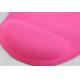 Office gifts solid color wrist mouse pad Silicone fabric face wrist mouse pad