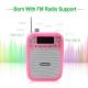 FM Radio Mini Wireless Speaker / Classroom Voice Amplifier Speakers Voice Recording