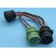 Deutsch 9-Pin J1939 Female to Dual J1939 Male with Square Flange Split Y Cable