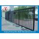 Professional Automatic Sliding Gates Galvanized Pipe Material 1m Height