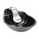 large capacity cast iron drinking bowl, 2.5L, with 304 stainless steel tongue