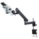 stereo microscope binocular head zoom micoscope arculating arm Clamp base 7x-45x