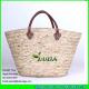 LUDA wholesale patent leather handbags extra large seagrass straw bag