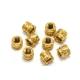 Hot - Melt Brass Threaded Inserts For Improve Plastic Connection Strength