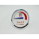 Round Water Heater Temperature Gauge CE Hot Water Gauge Thermometer