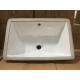 Ceramic Construction Ada Bathroom Sink Overflow Proof 2mm Straightness