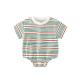 Wholesale Newborn Striped Cotton Baby Romper Custom Unisex Baby Bodysuits