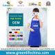 China factory OEM custom logo printing advertisment apron plain color for chefs butchers