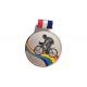 Bright Silver Plating Custom Award Medals For Company Memory BV Certiflcate