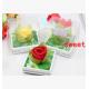 New creative promotion gift product wedding rose shape towel with gift box