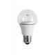 AC 85V-240V 5W Crystal Finish LED A60 Bulbs Globe for E14 / E27 / B22