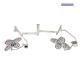 CE ISO Surgical Operating Room Lights 140000 Lux White Aluminum Alloy