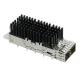 4-2170705-3 ZQSFP+ Cage With Heat Sink Connector Press-Fit Through Hole