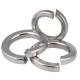M2 - 48 Blue And White Zinc Plating Single Coil Spring Lock Washers Spring Washers DIN 127