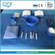 CE ISO Disposable Sterile Surgical Cathlab Pack with angio drape