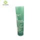 Half Transparent Shampoo Tube Packaging Green Flip Cap Pearlized Glossy Varnish