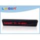 P7.62mm Scrolling Message Led Display Sign 1 Line Red Color Easy Operation