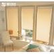 Beige Sunscreen Pull Down Window Shades Breathable Fabric Class 1 Flammability