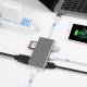 USB Type-C 3.1 Hub USB-C to 3-Port USB 3.0 Aluminum Hub with 1 Type C combo Charger Port for the New Macbook