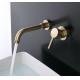 Modern Gold Brushed Stainless Steel Concealed Faucet Easy To Clean