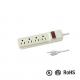 UL and CUL Tested Power Strip 1.5ft 3*14AWG Cord with Switch, Surge Protector