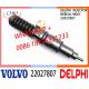 DELPHI injector 22027807 BEBE4L10001 Fuel engine Diesel Injector 22027807 BEBE4L10001  E3.5 for VOVLO MD11 US13