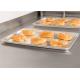 RK Bakeware China Foodservice NSF 1/2 Size Aluminium Bread Baking Tray Bun / Aluminium Sheet Pan Wire In Rim 18 X 13