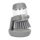 Hygienic Dish Washing Brush , Kitchen Scrub Brushes With Drip Tray