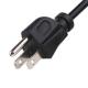 Black USA Power Cord 0.75m 5m 3 Pin NEMA 5-15P Plug To IEC 320 C13 US Type