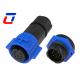 Signal 5A Quick Lock Waterproof Circular Connector 8 Pin M19 For LED
