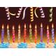 Multi Colored Pretty Birthday Candles Customized Printed For Festivals / Valentine's Day